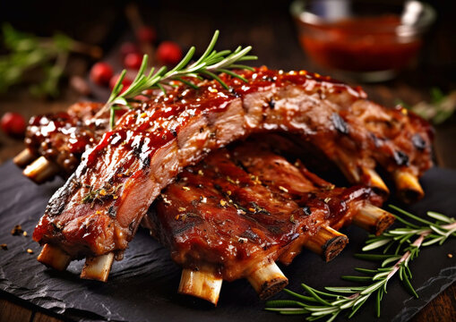 Grilled Pork Ribs
